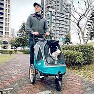Website at https://ibiyaya.com/product/happy-pet-bike-trailer-stroller/