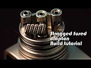 Stragged fused clapton coil build tutorial