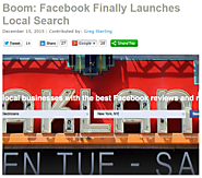 Boom: Facebook Finally Launches Local Search