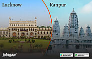 What kind of jobs job seekers are looking for in Lucknow & Kanpur?