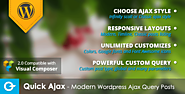 Quick Ajax - Modern Wordpress Ajax Query Posts v2.3 - Cheap Wordpress Plugins. Online Cheap Wordpress Plugins & Themes