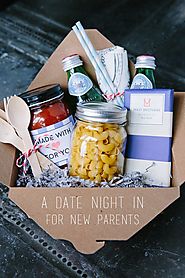 DIY At Home Date Night Gift Basket