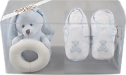 Gift Box with Teddy Bear Booties