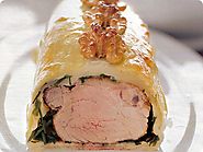 Filetto di maiale in crosta con funghi.