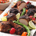 Butterflied Grilled Chicken with a Chile-Lime Rub