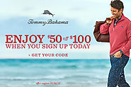 Tommy Bahama $50 off $100