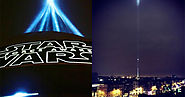 Spire of Dublin turned into giant 'Star Wars' lightsaber