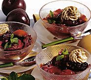 Torta di prugne e albumi a neve.