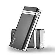 MEKO(TM) 10000Amh External Backup Battery [ Silder Series - Anti-Dust] 2Amp Input and 2.1Amp Output With Built-in Lar...