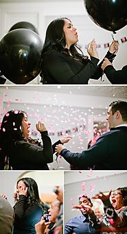 Fun Gender Reveal Party with a Mustaches and Lips Theme | The Little Umbrella