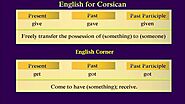 English irregular verbs list [Corsican]/verbi irregulari