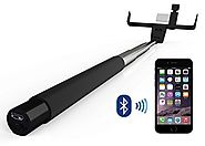 SayCheeze Selfie Stick Bluetooth Wireless All-in-One Adjustable Smart Shooting Monopod with Mirror for All Smart Phon...