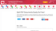 FoxyUtils SplitPDF - Split PDF Files Online for Free