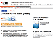 PDF to Word Converter - 100% Free