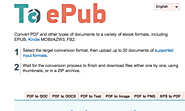 Convert PDF and Other Formats to eBooks