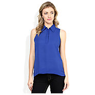 Buy DEAL JEANS Blue Top for Womens @ Price Rs.383 India