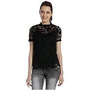 Buy Vero Moda Black Polyester Top Online @ Price Rs.1,647