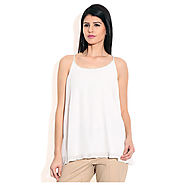 Buy Vero Moda White Polyester Tops at Price Rs.803 Online