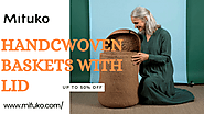 Buy Handcwoven Baskets With Lid