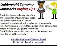 Best Lightweight Camping Hammocks Reviews - Tackk