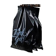 12x15.5 Black Self Adhesive Thank You Poly Mailer Shipping Bag | Pack Of 50 | Infinitepack – Infinite Pack