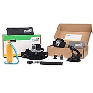 EEEKit Accessories Starter Kit for All GoPro HERO 4 3+ 3 2 1 Session LCD Black Silver. Selfie Pole, Car Mount, Head/C...