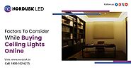 Factors To Consider While Buying Ceiling Lights Online – Nordusk LED