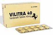 Vilitra 40 mg Dosage | Vardenafil Yellow Pill