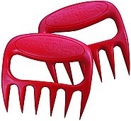 Original BEAR PAWS Pulled Pork Shredder Claws - BBQ Meat Handler Forks - Made in USA