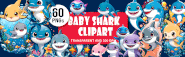 60 Baby Shark Clipart | Transparent PNG | Commercial use