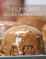 3-Ingredient Cookie Butter Cakes