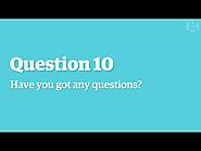 How to answer the ten most common interview questions
