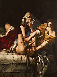 Artemisia Gentileschi - "Judith Beheading Holofernes" (1612-13)