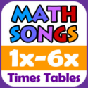 Math Songs: Times Tables 1x - 6x