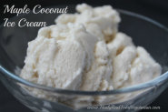 Maple Coconut Dairy-free Ice Cream