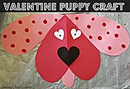 Cute Dog Valentines Day Craft For Kids - Crafty Morning