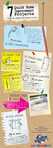 7 Quick Home Improvement Projects [Infographic]