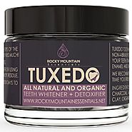 Rocky Mountain Essentials All Natural Charcoal Teeth Whitening, 'Tuxedo' Tooth and Gum Powder