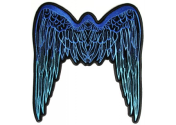 Angel Wings Patch in blue