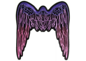 Angel Wings Patch in purple - Lady rider patch