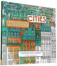 Coloring Books For Adults-Cities