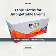 Highlight Your Presence: Table Cloths for Unforgettable Events!
