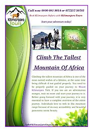 Need Proper Guidance when you Trek Mount Kilimanjaro