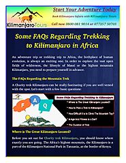 Duration of Trek on Mount Kilimanjaro