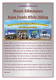 Experience Required To Climb Mount Kilimanjaro