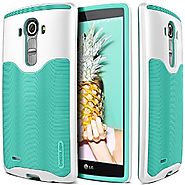 LG G4 Case, Caseology® [Wavelength Series] Textured Pattern Grip Cover [Turquoise Mint] [Shock Proof] for G4 - Turquo...