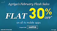 Agriya Declares February Flash Sale, Get a Flat 30% off on its Mobile App Scripts