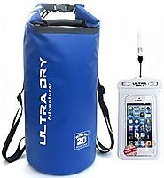 Premium Waterproof Bag, Sack with phone dry bag and long adjustable Shoulder Strap Included, Perfect for Kayaking / B...