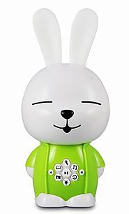 Green and White Rabbit Childrens Digital MP3 Player Top Gift for Young Kids