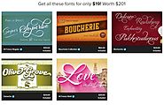20 Laura Worthington Typefaces for ONLY $19! Yes you did read that correctly!